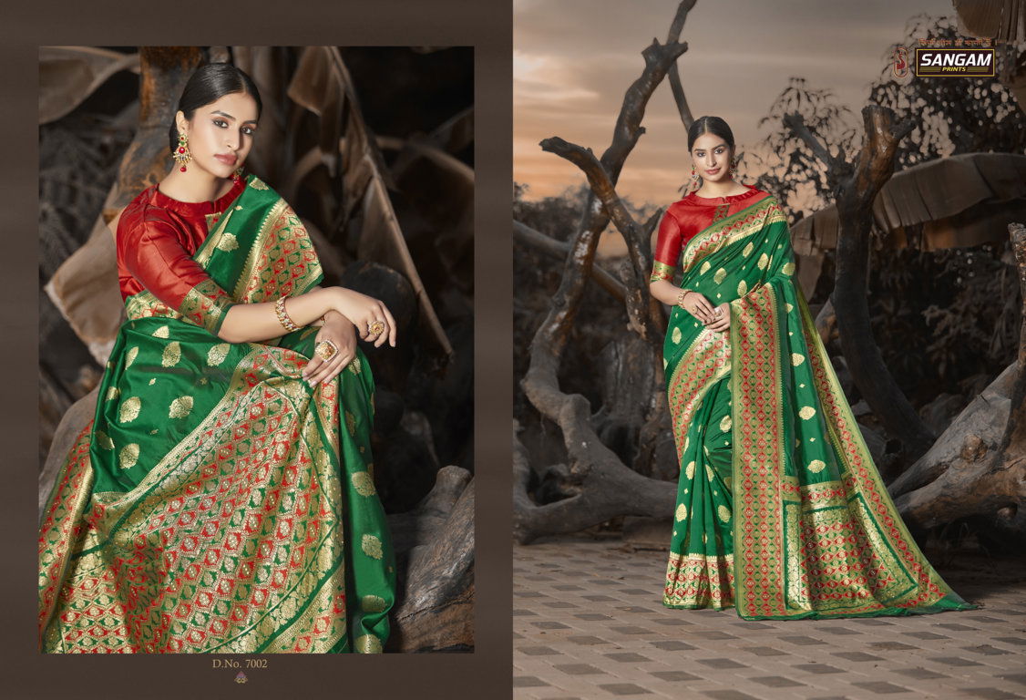 Sangam Priya Anand Latest Fancy Designer Festive Wear Silk Sarees Collection
